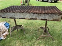 homemade flat grill great for corn roast and