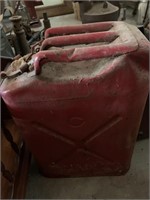 vintage 5 gallon metal jerry gas can