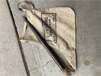 Vintage original lightning seeds sewer canvas bag