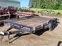 16ft Tandem Axle Flatbed Trailer