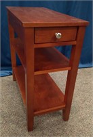 New Wooden Side Table W/ Drawer