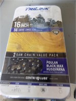 16 inch chain saw chain