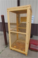 YELLOW METAL CAGE
