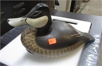 CARVED DUCK DECOY -- BY:  JBL 1999