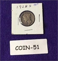 1928-S MERCURY DIME SILVER