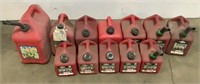 (12) Assorted Gas Cans