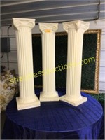 Set of 3 Columns, 40 inches