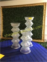 Cut Glass Vases, Bid x3