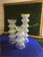 Cut Glass Vases, Bid x3