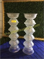Cut Glass Vases, Bid x2