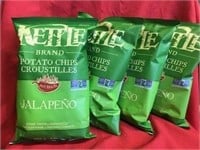 Kettle Chips, Jalapeno, 220g x4 BB 10/21