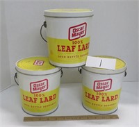 Oscar Mayer - leaf lard cans (3)