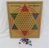 Game - Chinese Star Checkers includes marbles