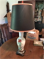 Vintage Porcelain Vase Lamp