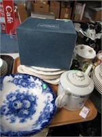 WEDGWOOD, WATERFORD BOWL, FLOW BLUE, MORE