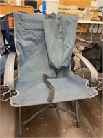 Bag lawn chair with cup holders