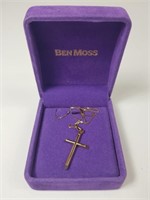 10K Cross Necklace
