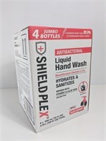 Shield Plex Antibacterial Liquid Hand Wash 4x946ml
