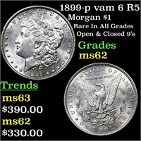 1899-p vam 6 R5 Morgan $1 Grades Choice Unc