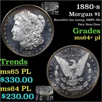1880-s Morgan $1 Grades Choice Unc+ PL
