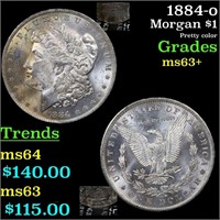 1884-o Morgan $1 Grades Select Unc+