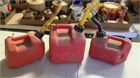 3 Gasoline Cans