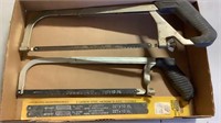 2 Hack Saws w/ Extra Blades
