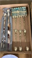 Lot of Cutlery, Spoons, and S&P Shakers