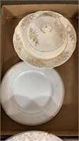 Ceramic Serving Dish & Plate