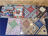 Lot of (7) Quilting Books