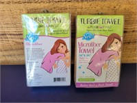 NEW- Lot of (2) Turbie Towels