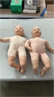 2 Plastic Vintage Baby Dolls- Alexander 1966