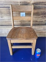 Oak Children's Chair