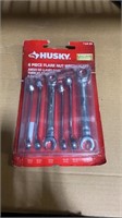 6 Piece Flare Nut Wrench Set