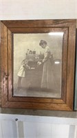 Vintage Mother Cooking Picture Print 15x18