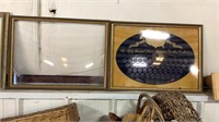 Vintage Ornate Frames w/ Quarter Dollar