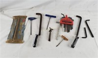 Allen Wrench Hex Keys Lot, Long Reach T-handle Etc