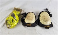 Awp Flooring Knee Pads, Yellow Safety Vest