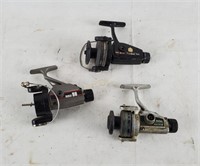 Lot Of 3 Spinning Reels, For Parts Only