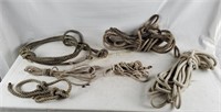 Lot Of Various Size Braided Rope