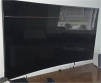 Samsung Smart 55 inch. Curved screen, 4 way wall