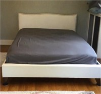 Full bed frame, headboard, footboard, and side
