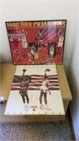 Two Michael Jordan Chicago Bulls Posters