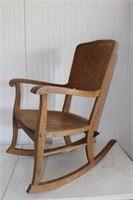 Wood vintage rocking chair