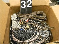 Box With Phone Wire - Assorted Coax Wire