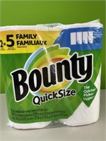 Bounty quick size paper towels - 2 family rolls