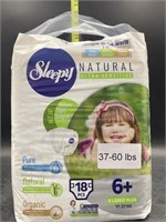 Sleepy natural ultra sensitive baby diapers - XL