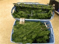 Christmas Tree Contained In Two Totes