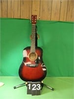 Johnson Guitar With Stand & Strap