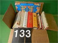 Box Of Assorted Books Includes Readers Digest